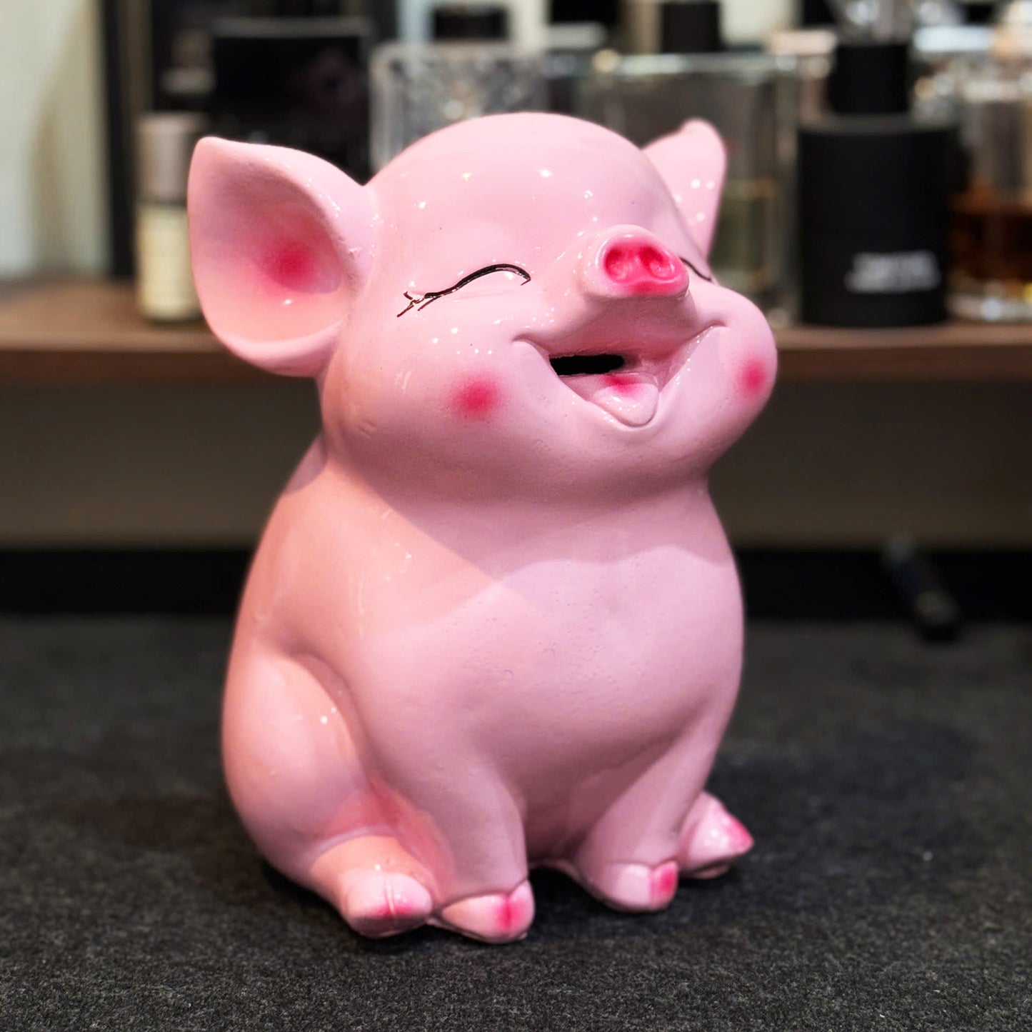 HOT Pink Piggy Coin Keeper